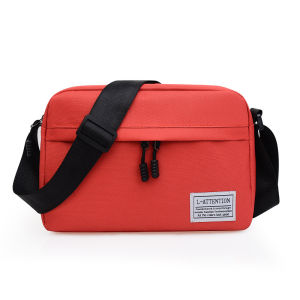 krapaotown กระเป๋าสะพายไหล่ กระเป๋าสะพายข้าง ใช้ได้ทั้ง ผู้ชาย ผู้หญิง รุ่น2611  ผ้าโพลี กันน้ำ กันเปียก น้ำหนักเบา มีหลายสี