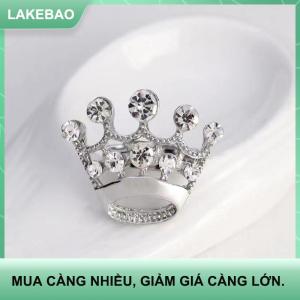 【LAKEBAO】 Phụ kiện cá tính thạch vương miện trâm cài cutouts retro sáng tạo pins phù hợp với người đàn ông thời trang