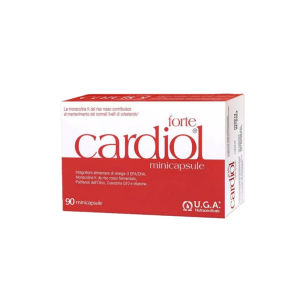 【Buy 2 Get 1 Free】UGA Forte Cardiol (90 Mini Capsules) Red Caesar Fish Oil Red Yeast Rice Golden Caesar  3 Coenzyme Q10 Heart Myocardium Vascular Cholesterol Management