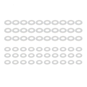 60x White Nylon Shims Door Hinge Spacers Furniture Assembly Parts High Quality For Engineers And Hobbyists Alike