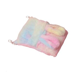 Cotton Fluffed Sugar Gliders Sleep Bag With Safety Designing Hanging Bed For Small Animals Machine Washable Habitat
