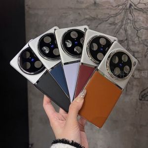 For VIVO X200 Pro Case Luxury PU Leather Skin Lens Protective Back Cover Case For VIVO X100 X200Pro X100 Ultra X100S Phone Shell