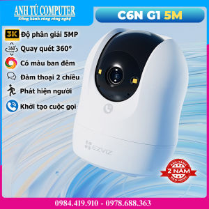 Camera giám sát 360° EZVIZ C6N G1 3K 5MP