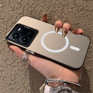 FOR Casing VIVO Y35 4g 2022 phone case hard case TPU Protector Smooth shockproof Cover new design aesthetic Wireless magnetic attraction CYBSWX01