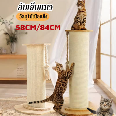 【PET PLAIN】 ลับเล็บแมว เสาลับเล็บแมวได้ ของเล่นแมว ที่รับเ