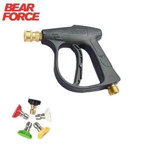 Replacement Pressure Washer G-un High Pressure Water Spray G-un Pis-tol 150bar 2200psi with 1/4" Quick Spray Nozzles Tips