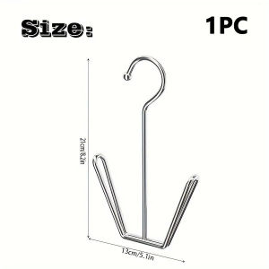 3Pcs Stainless Steel Shoes Drying Hanger Shoes Drying Rack with 2 Clips Save Space Drying Storage