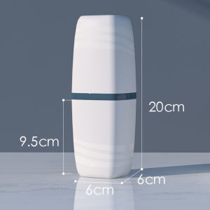 Multipurpose Portable Toothbrush Toothpaste Holder Dustproof Toothbrush Box With Cover as Wash Cup
