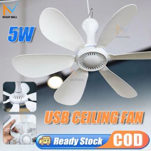 6 blades USB Charging Ceiling Fan Portable Hanging Fan Easy To Carry And Use