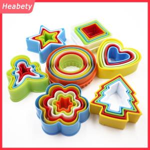 Heabety Dụng cụ làm bánh quy khuôn bánh kẹo mềm dụng cụ cắt cạnh tự làm bằng nhựa cho bữa tiệc