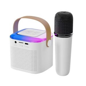 Wireless Karaoke Set Home KTV with Microphone Mini Speaker Portable Party Camping Entertainment