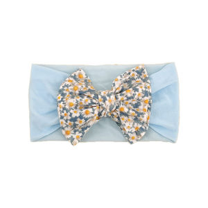 ดอกไม้แบบบิ๊กโบว์คาดศีรษะเด็กสีหวานเด็กยืดหยุ่น H Eadbands เจ้าหญิงสาวอุปกรณ์ผม