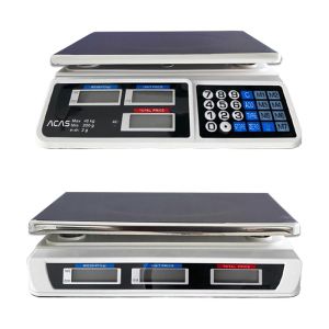 ACS 809 40kg / 200gr Timbangan Digital Elektronik Buah Duduk Laundry Telur  Sembako Electronic Kitchen Computing Scale Double Display 40 kg 200 gram