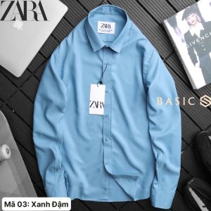 Áo sơ mi nam dài tay cổ bẻ GENA sơ mi nam slim chất kate lụa mịn  thấm hút mồ hôi GENA65