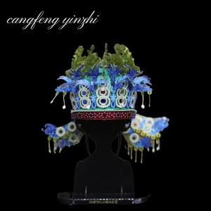 Metal Wind Dragon and Phoenix Crown 3D Puzzle Ornament Ancient Style 3D Jigsaw model creative handmade gift for girlfriend