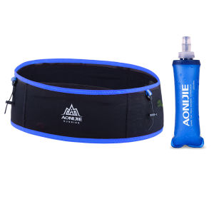 AONIJIE W938S Running Hydration Belt with 250ml Soft Flask for Women/Men Moisture Wicking Storage Belt for 6.8in Mobile Phone