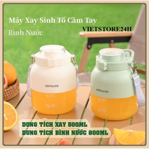 Máy Xay Sinh Tố Cầm Tay Mini Ostmars Tích ĐiệnMáy Xay Mini Đa Năng Dung Tích 500ml