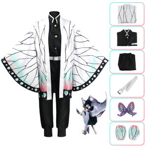 Anime Demon Slayer Costume Kimetsu No Yaiba Cosplay Uniform Sets Kamado Tanjirou Kamado Nezuko Kimono Cardigan Halloween Costumes For Audlt Kids