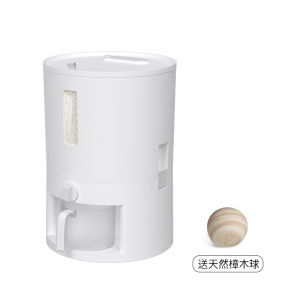 Kitchen Rice Bucket Insect-Proof Moisture-Proof Sealed Rice Storagebox Bucket Cat Dog Food Household Storage Cereal Dispenser