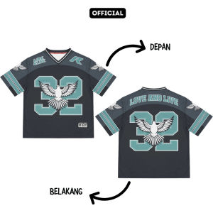 KHF | Jersey Vintage Number 66 Wanita Laki-Laki Cewek Futsal Bahan Dryfit Brazil Milano Full Printing Oversize Casual Rugby Retro Streetwear Hockey Retro NFL Bola Olahraga Boxyfit Pakaian