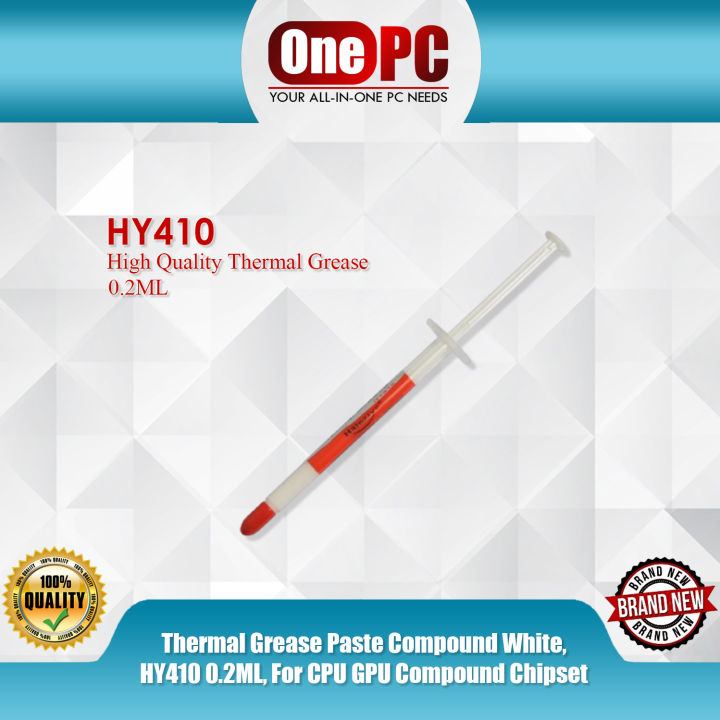 Thermal Grease Paste Compound White, HY410 0.2ML, For CPU GPU Compound