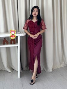 [ FEODORA ] DRESS AURORA / dress pesta premium / dress mewah / dress natal / dress kondangan (GOOD QUALITY)