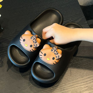 [Free Shipping] Thick-Soled Slippers For Summer Suitable For Home And Bathroom Use Durable And Non-Slip With DIY Shoe Flower Options Available In Couples Styles Featuring Cute Cartoon Designs And Fashionable For Indoor Wear