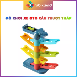 Bộ Xe Ô Tô Cầu Trượt 6 Tầng Tháp Xe Ziczac Đồ Chơi Trẻ Em Phát Triển Tư Duy Trí Tuệ
