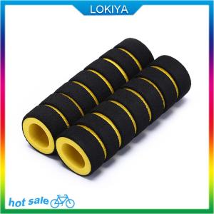 LOKIYA 2Pcs Bike Racing Bicycle Motorcycle Handle Bar Foam Sponge Grip Cover Nonslip