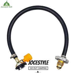 [Jocestyle Mall] One-Piece Cassette Filling Valve To Fill Empty Propane Gas Cylinder Convenient for North America Camping Accessories Outdoor Inflation Valves Supplies