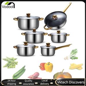 【Vodool】 12PCS Kitchen Cooking Set Non-Toxic Utensil Set for Everyday Cooking