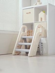 SG Adjustable Kids Stairs Hand Washing Ladder Safety with Handle Footstool Bathroom Step Stools