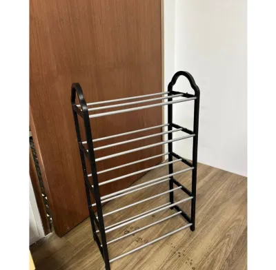 UnihomSG[Ready Stock] Steel Material Easy Assemble 5 Tier Storage Shoe Rack Indoor & Outdoor 五层鞋架