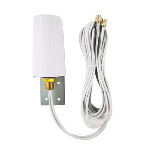 Reinforce 5G 4G GSM Outdoor Wifi Omni 600~6000Mhz High Gain 12Dbi External Waterproof Antenna With Bracket SMA Male