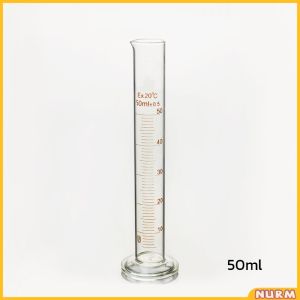 Nurm Glass Measuring Cylinder 5ml/10ml/25ml/50ml/100ml Laboratory Measure Tube