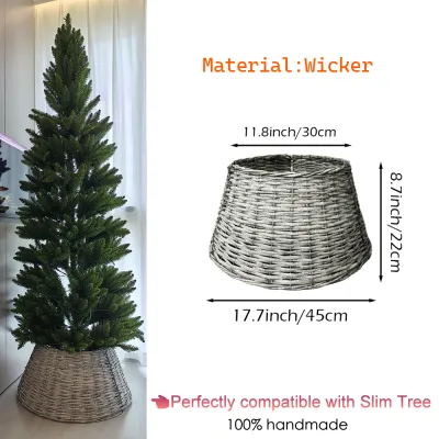NUVOX Christmas Tree Collar 100% Hand Woven X-Max Tree Decorations Easy to Set Up for Home Decor