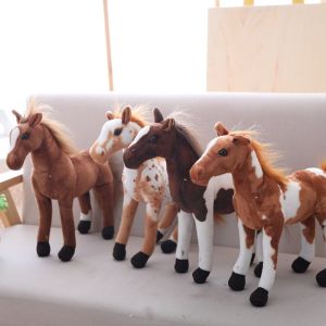 BEIBEI Plush Simulation Horse Plush Toys Simulation Horse Stuffed Animal Realistic Horse Stuffed Toy Cute Soft Kids Gift