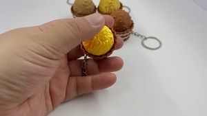 3D Cupcake Backpack Charm Reusable Fingertip Press Pendant Realistic Chocolate Decompression Keychain for Key & Backpack Pendant Modern Simplicity Simulated Cute Food Chocolate Keychain Bag Phone Pendant Decorative Gift Key Chain