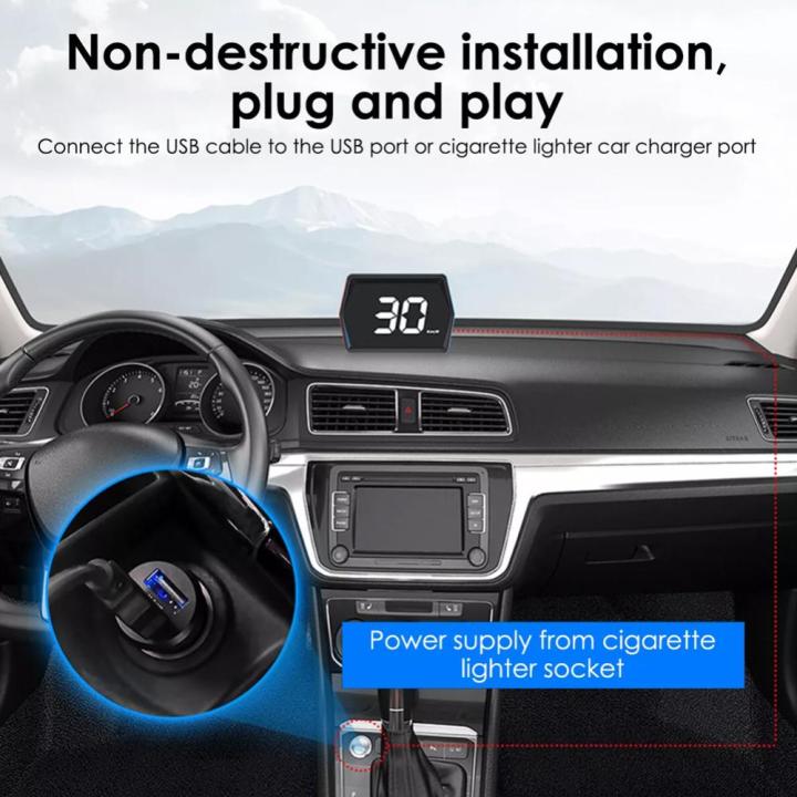 thumbnail image 2 of GPS Speedometer HUD Display - 5.5 Inch Digital Odometer With Over Speed Alarm For Cars 2 of 3