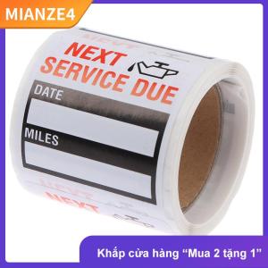 [COD] MIANZE4 100 cái cuộn dầu thay đổi dịch vụ nhắc nhở dán cửa sổ nhãn dán xe hơi