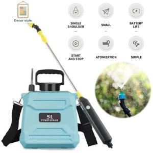 Robust 5L Pesticide Sprayer with Comfortable Shoulder Strap for Garden and Lawn Use