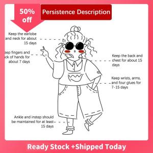 🔥🔥🔥sjqgqx Herbal Tattoo Stickers Spider Web Temporary Tattoos Lasting Punk Cobweb Tattoo Cheap Goods Festival Art Man Tattoo Sticker