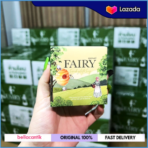 NEW PACKAGING !! FAIRY SCRUB SOAP ORI 💯 - Sabun Scub Gluta Dengan Ekstrak Kopi dan Teh Hijau