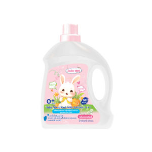 Zoo Zoo Island🔥ผลิตภัณฑ์ซักผ้าเด็กผสมปรับผ้านุ่ม ZooZoo Island 2 in 1 สูตรอ่อนโยน กลิ่นดอกลิลลี่ ขนาด 4 ลิตร Baby Fabric Detegent 4L