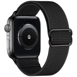 Scrunchie Strap for Apple Watch Series 10 42mm 46mm Band Adjustable Elastic Nylon solo Loop bracelet iWatch Ultra 2 49mm Series 9 8 7 6 se 5 4 3 2 1 Strap 41mm 45mm 44mm 40mm 38mm 42mm Wristband