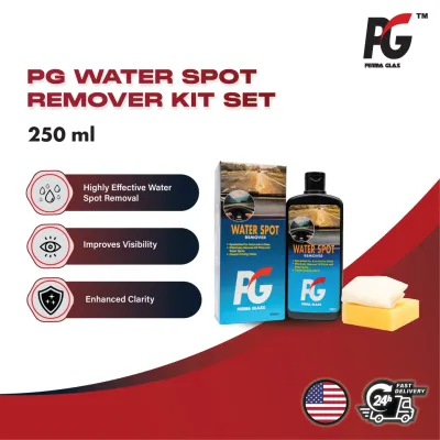 Perma Glass PG Water Spot Remover Kit Set (250ml) | Restore Surface Clarity Instantly