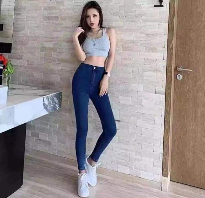 Fashion Skinny Girl Pants HOT Korean Girls In Tight Jeans Tight