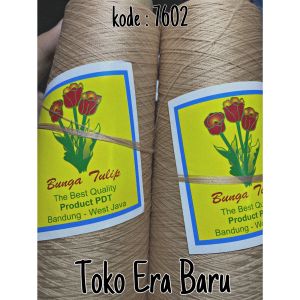 BENANG OBRAS POLYESTER MERK TULIP (kerucut) berbagai warna