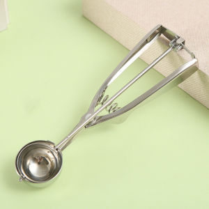 BHQ 4/5/6cm Ice Cream Scoop Stainless Steel Cookie Heavy Duty Scooper for Baking Skop Ais Krim 冰淇淋勺
