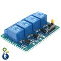 Module 4 Relay 5V, tín hiệu vào điều khiển DC5V. 